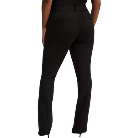 Studio By Torrid Black Trouser Boot Career Pants - Picture 2 of 9